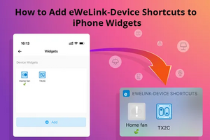 Как добавить ярлыки eWeLink-Device в виджеты iPhone