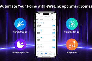 Автоматизация дома с помощью Smart Scenes приложения eWeLink (Sonoff)