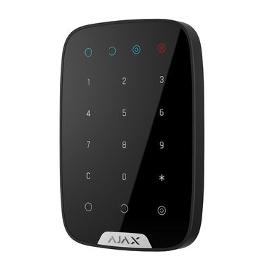 Бездротова сенсорна клавіатура Ajax KeyPad, Черный