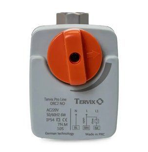 2-ходовий кульовий клапан н/в 2" DN50 з електроприводом Tervix Pro Line ORC2