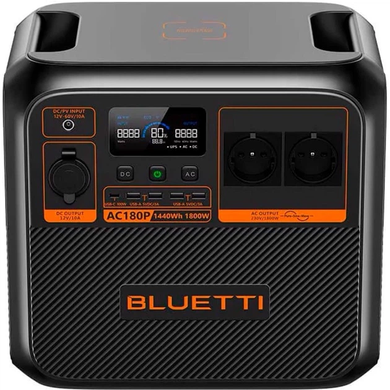 Зарядна станція Bluetti AC180P 1440Wh 400000mAh, 1800W
