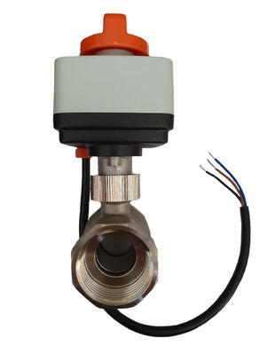 2-ходовий кульовий клапан н/в 1/2" DN15 з електроприводом, нерж. сталь Tervix Pro Line ORC2, Бежевий