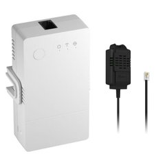 Wi-Fi реле Sonoff ThR320 (TH16) с датчиком температуры и влажности Sonoff THS01 20A (am2301), Белый
