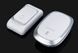 Дверний бездротової дзвінок повністю на батарейках Cacazi VS silver, Сріблястий