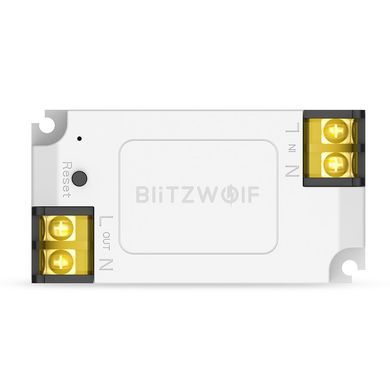 Wi-Fi реле BlitzWolf BW-SS1 3300В / 15А, Білий