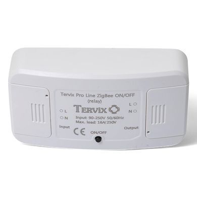 Умный переключатель Tervix Pro Line ZigBee On/Off (Реле), Белый