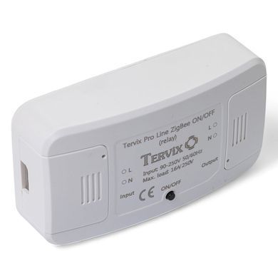 Умный переключатель Tervix Pro Line ZigBee On/Off (Реле), Белый