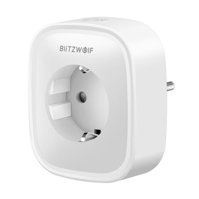 Розумна розетка BlitzWolf BW-SHP2 3840В / с моніторингом споживання, Білий