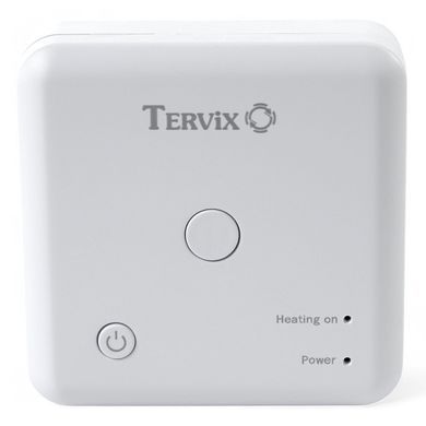 Безпровідний кімнатний термостат з Wi-Fi управлінням Tervix Pro Line для газового/електричного котла + USB, Білий