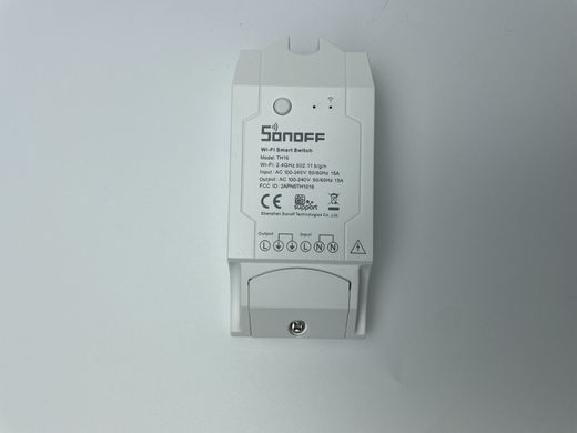 Wi-Fi выключатель Sonoff TH 16 (16A), Белый