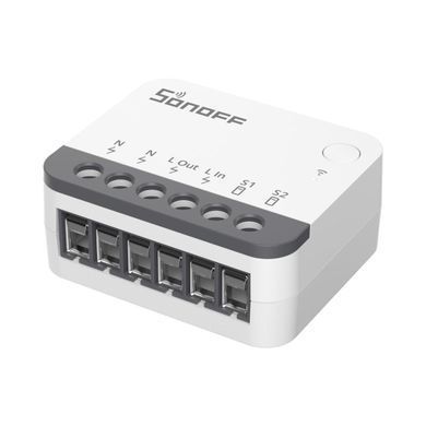 Реле Zigbee Sonoff ZBMINIR2, Білий