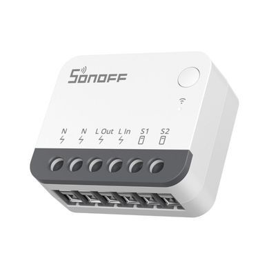 Реле Zigbee Sonoff ZBMINIR2, Білий