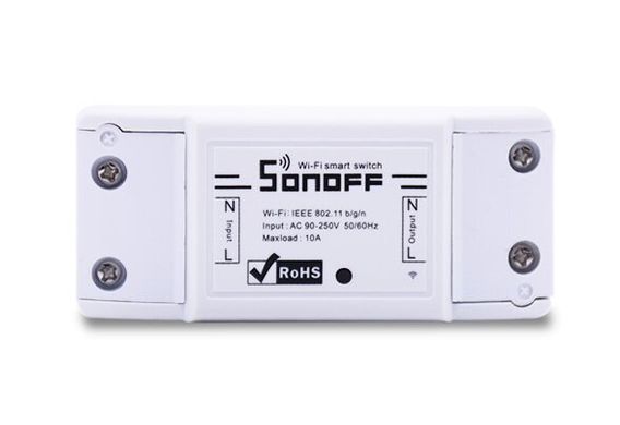 Wi-Fi Реле Sonoff basic, Белый
