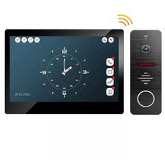 475420 Комплект відеодомофона WiFi + Ethernet Tervix Pro Line Smart Video Door Phone System, чорний
