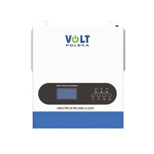 Гібридний сонячний інвертор Volt Polska Sinus Pro Ultra 3000 12/230V (1500/3000W) + 100A MPPT (30-500V)