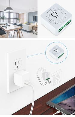 Розумне реле Wi-Fi mini switch Homekit 16A, Білий