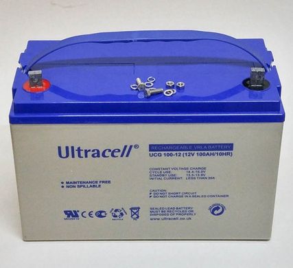 Батарея акумуляторна Ultracell UCG100-12, 12В, 100АЧ, GEL гелева
