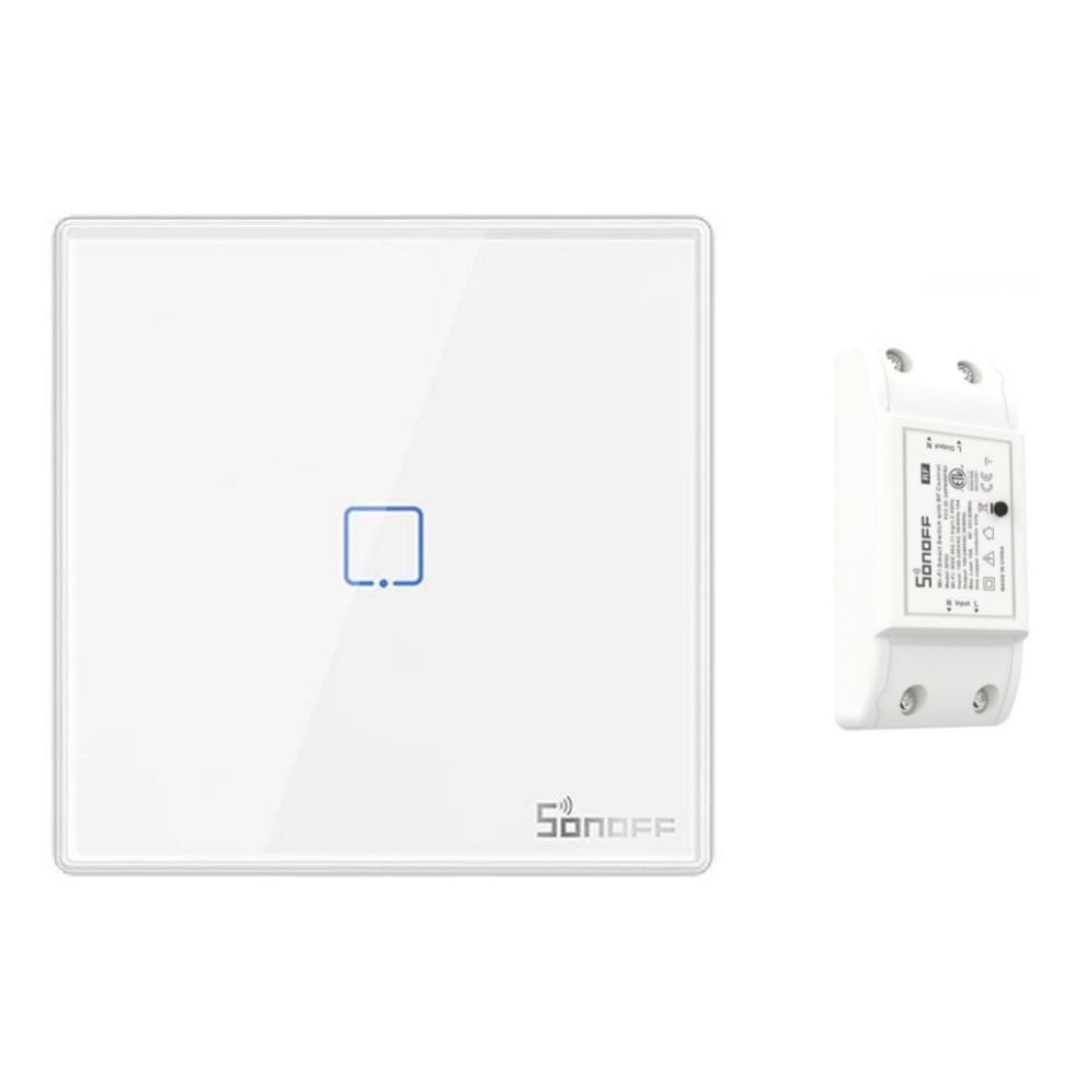 Беспроводной выключатель с реле Sonoff T2 rf433, Wi-Fi комплект - HomeSmart  — интернет-магазин