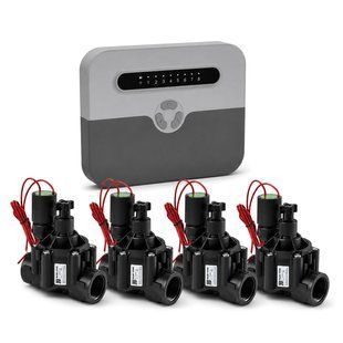 Комплект для автоматичного поливу Tervix Pro Line WiFi (WiFi контролер + 4 клапани DN32)